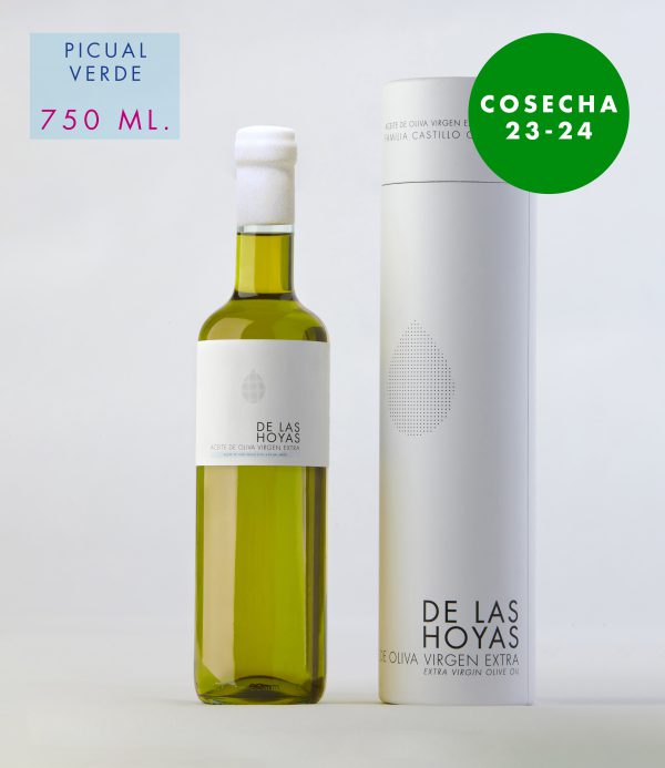 Caja de 6 botellas de 750 ml. de AOVE PICUAL VERDE en tubo - Cosecha 23-24